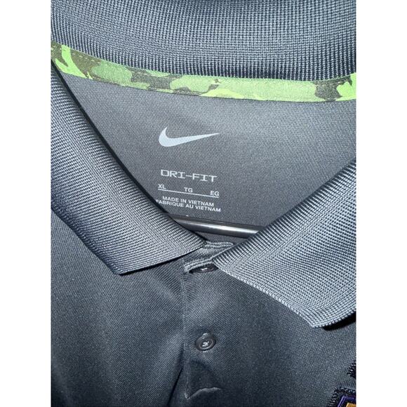 LSU Victory Military Appreciation Polo Nike Dri-FIT Mens XL Excellent Condition - Picture 2 of 6